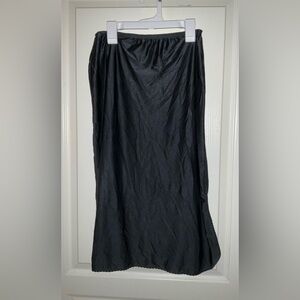 Bali Studio Black Half Slip with Side Slit